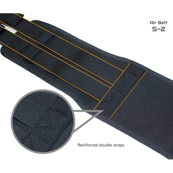 Air Belt S~2: Wheelchair double support strap with card organizer