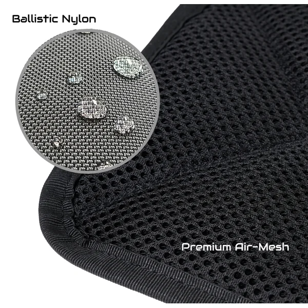 Air Belt S~2: Wheelchair double support strap with card organizer