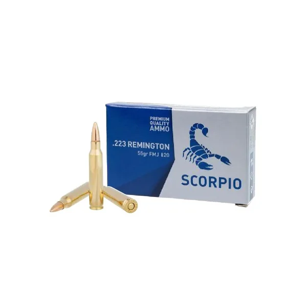 BOITE DE 20 CARTOUCHES STV CAL.223REM FMJ 55GRS - CATEGORIE B