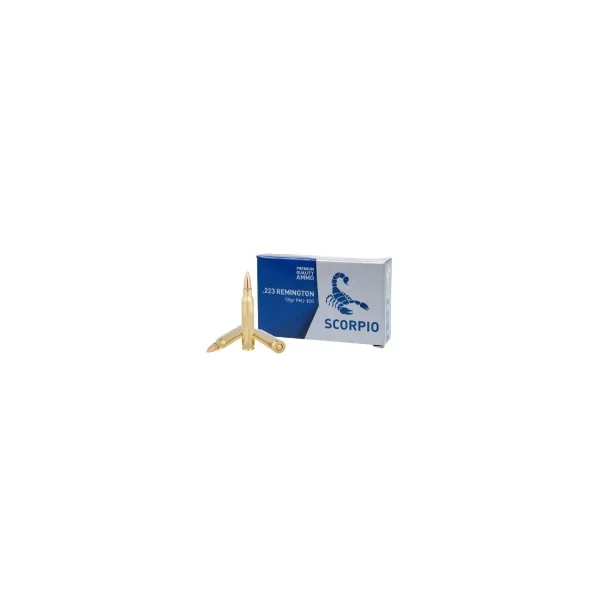 BOITE DE 20 CARTOUCHES STV CAL.223REM FMJ 55GRS - CATEGORIE B