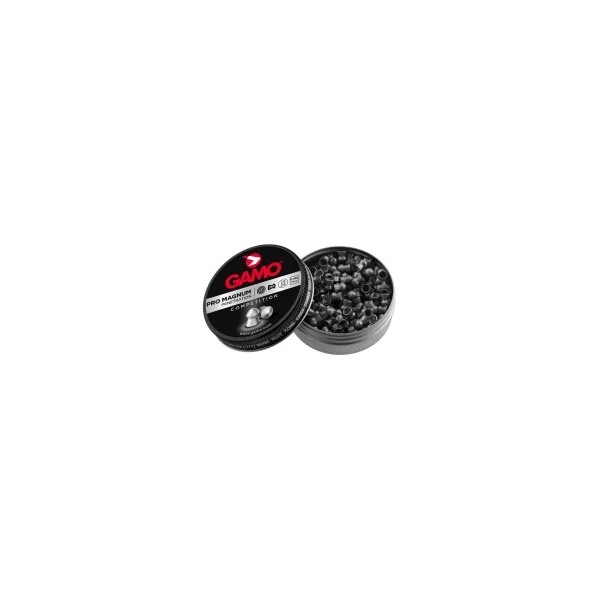 BOITE DE 250 BALLES A AIR GAMO PLOMBS SPÉCIAL TIR DE PRÉCISION TÊTE ARRONDIE CAL.4.5 PRO MAGNUM COMPETITION