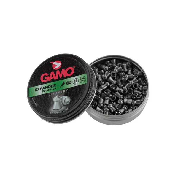 BOITE DE 250 BALLES A AIR PLOMBS GAMO SPÉCIAL CHASSE EXPANDER TETE CREUSE CAL.4.5 EXPANSION COUNTRY