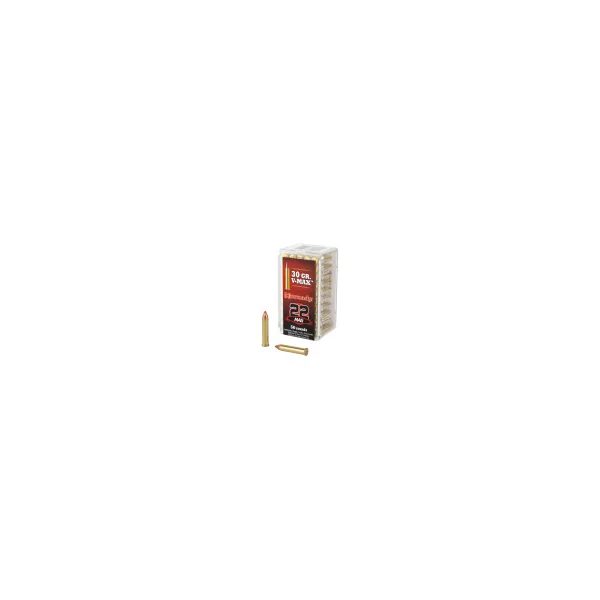 BOITE DE 50 CARTOUCHES HORNADY V-MAX CAL.22 MAGNUM 30 GR