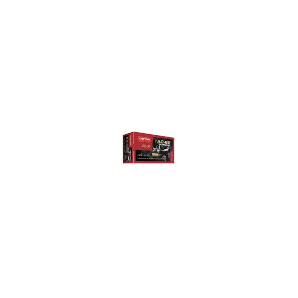 BOITE DE 50 CARTOUCHES NORMA TAC-22 SUBSONIC CAL.22LR HP 40GR