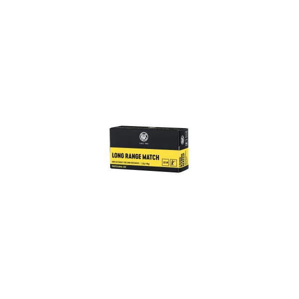 BOITE DE 50 CARTOUCHES RWS LONG RANGE MATCH CAL.22LR 40GR - SPECIAL TIR LONGUE DISTANCE