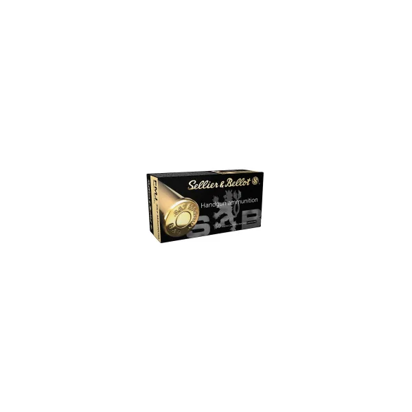 BOITE DE 50 CARTOUCHES SELLIER BELLOT CAL.357 MAGNUM FMJ 158GRS - CATEGORIE B