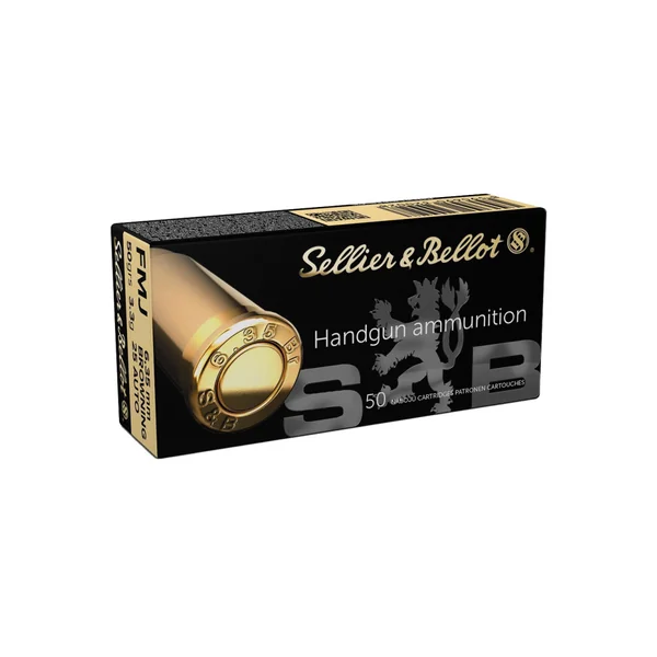 BOITE DE 50 CARTOUCHES SELLIER BELLOT CAL. 25ACP / 6.35BROWNING FMJ 50GRS - CATEGORIE B