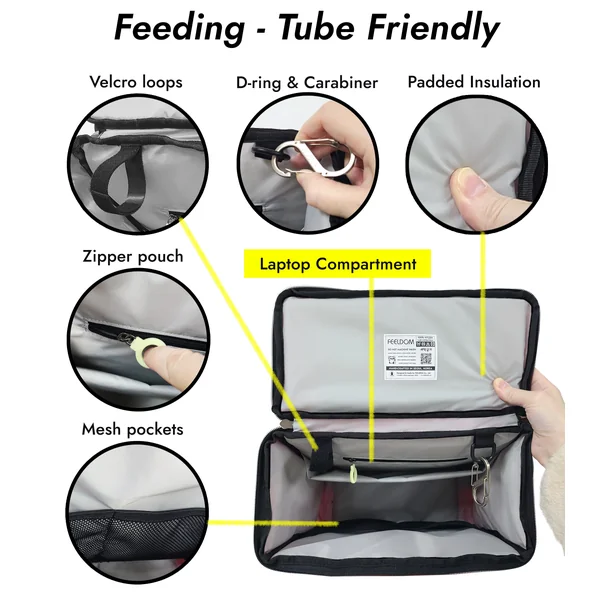 BUDDY /FT - Feeding Tube Compatible Adaptable Tote