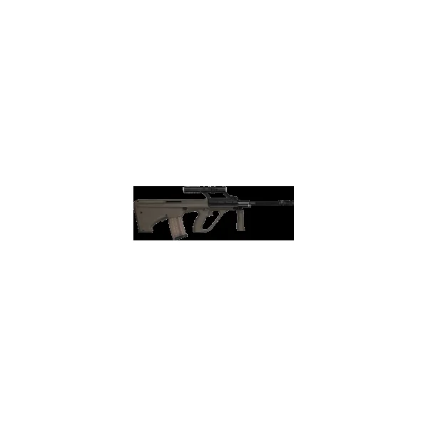 CARABINE DE TIR STEYR AUG Z SA QCB ARMY OLIVE AVEC LUNETTE STEYR x1.5 CAL.223 Rem. CANON 508mm