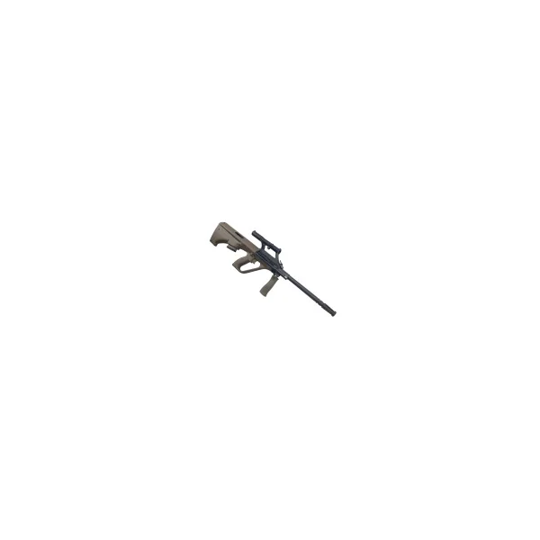 CARABINE DE TIR STEYR AUG Z SA QCB ARMY OLIVE AVEC LUNETTE STEYR x1.5 CAL.223 Rem. CANON 508mm