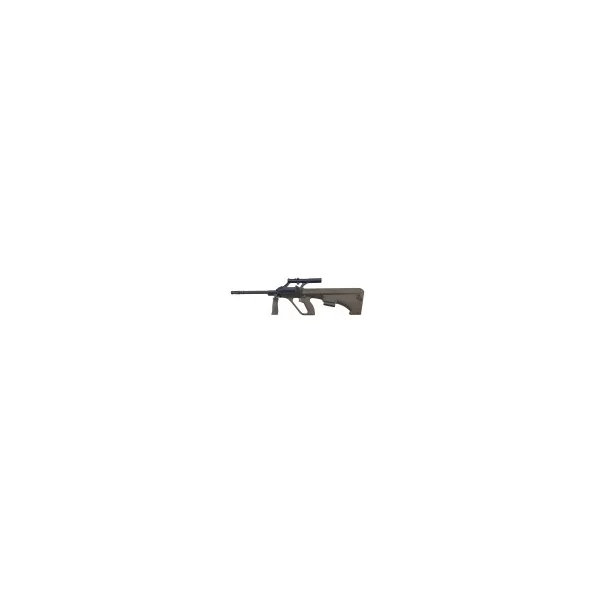 CARABINE DE TIR STEYR AUG Z SA QCB ARMY OLIVE AVEC LUNETTE STEYR x1.5 CAL.223 Rem. CANON 508mm