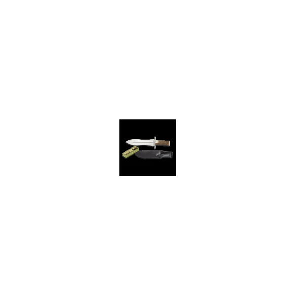 Couteau de chasse corne de Cerf véritable lame 22cm