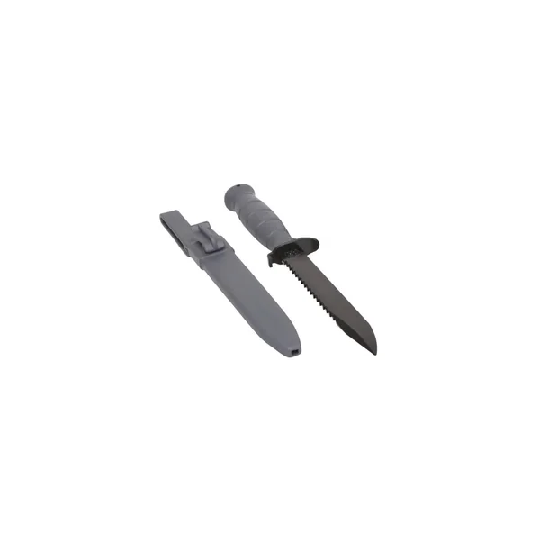 COUTEAU DE TERRAIN GLOCK FELDMESSER FM81 AVEC SCIE ET ETUI CEINTURE GRIS NUIT