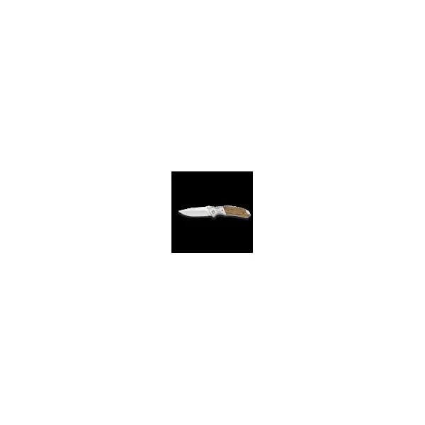Couteau pliant de chasse moderne manche bois Zebrano et lame de 8.5cm