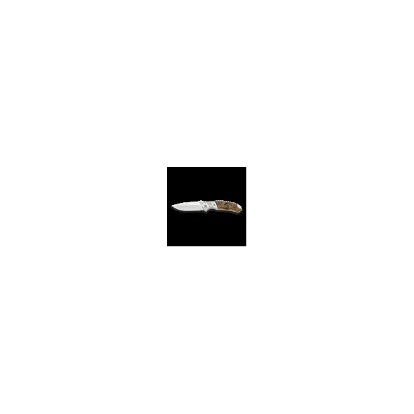 Couteau pliant de chasse moderne SANGLIER manche bois Zebrano et lame de 8.5cm