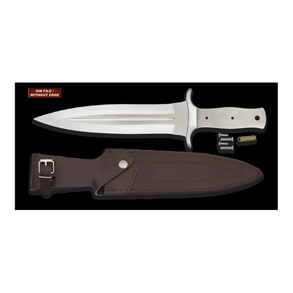 Dague de chasse A FINIR : lame de 24cm brut sans plaquettes