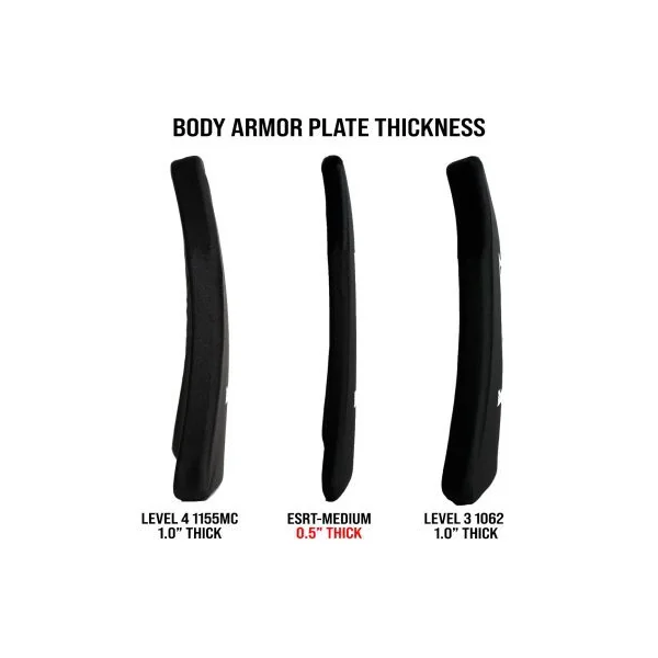 ESRT Ultra-Thin Body Armor - Special Threat Plate Defeats AK & AR Rounds
