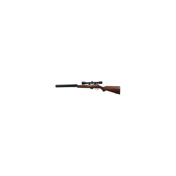 FOIRE OCCASION - CARABINE CZ 452-2E ZKM AMERICAN CAL.17hmr + LUNETTE 6x40 + MODERATEUR