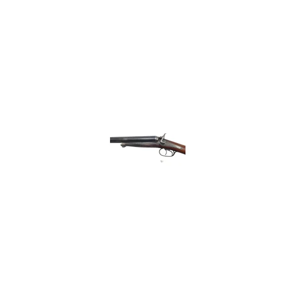 FOIRE OCCASION - FUSIL JUXTAPOSE HUSQVARNA A CHIENS EXTERIEURS CAL.12/65 - BEL ETAT