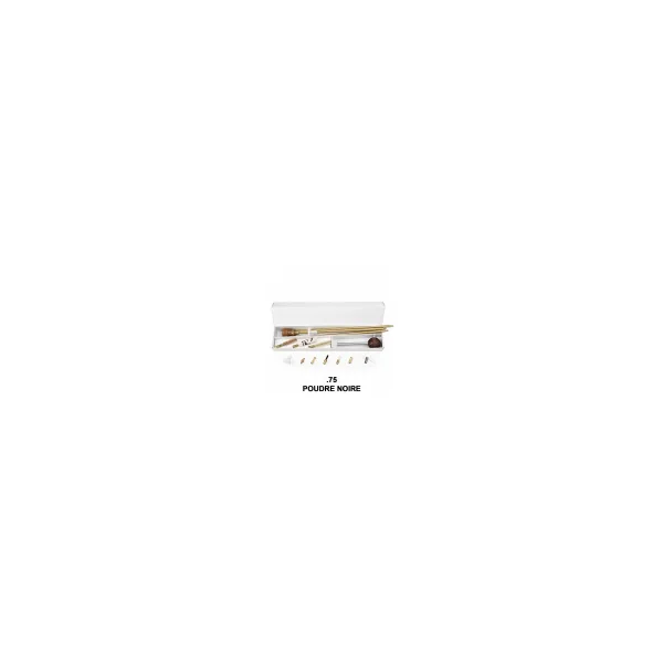 Kit complet nettoyage et chargement armes à poudre noire .75