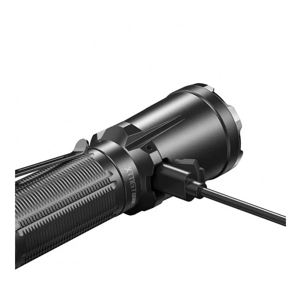Lampe Tactique avec Embout Brise-vitre Rechargeable XT11GT PRO V2.0 LED - 3300 lumens