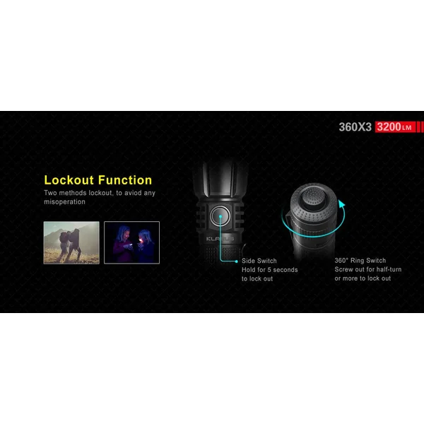 Lampe Tactique Compacte Militaire Rechargeable G15 V2.0 LED - 4200 lumens