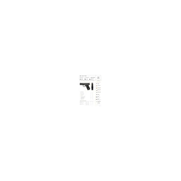 OFFRE FANPACK GLOCK ! PISTOLET GLOCK 19 GEN6 CAL.9X19 + 200 MUNITIONS OFFERTES + CADEAU