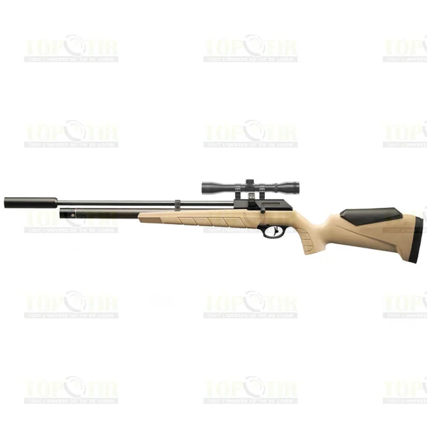Pack Snowpeak Lynx Carabine PCP synthétique TAN cal. 4.5mm 19.9 joules
