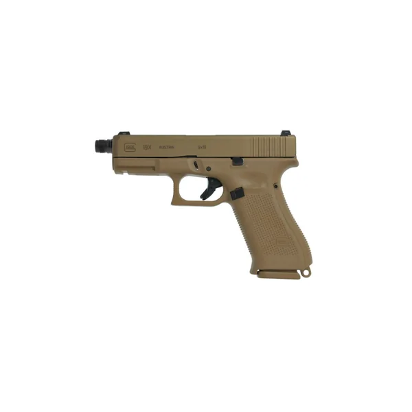 PISTOLET GLOCK 19X CROSSOVER COYOTE FILETÉ CAL.9X19 - CATEGORIE B