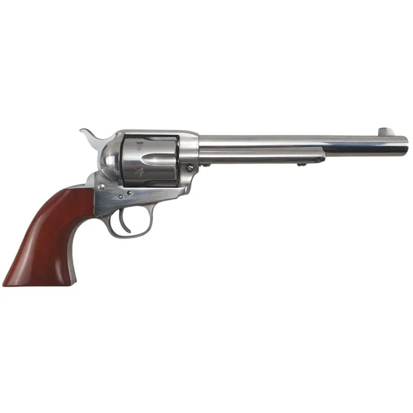 REVOLVER UBERTI 1873 CATTLEMAN QD INOX CAL.45COLT CANON 7"1/2 ARME NEUVE DE PRÉSENTATION